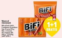 Promoties Worst the original bif - Bifi - Geldig van 01/05/2024 tot 08/05/2024 bij Delhaize