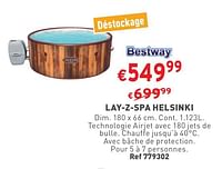 Promotions Lay-z-spa helsinki - BestWay - Valide de 02/05/2024 à 06/05/2024 chez Trafic