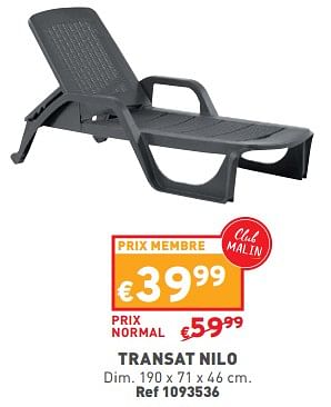 Promoties Transat nilo - Huismerk - Trafic  - Geldig van 02/05/2024 tot 06/05/2024 bij Trafic