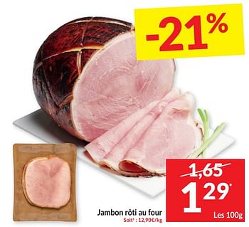 Promoties Jambon rôti au four - Huismerk - Intermarche - Geldig van 30/04/2024 tot 05/05/2024 bij Intermarche