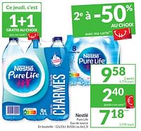 Promotions Nestlé pure life - Nestlé - Valide de 30/04/2024 à 05/05/2024 chez Intermarche