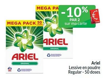 Promoties Ariel lessive en poudre regular - Ariel - Geldig van 01/05/2024 tot 31/05/2024 bij Intermarche