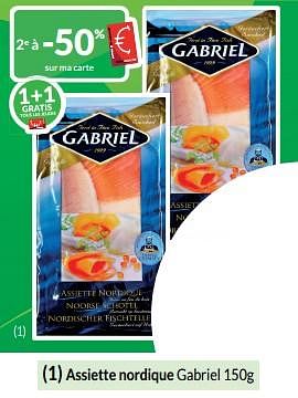 Promoties Assiette nordique gabriel - Gabriel - Geldig van 01/05/2024 tot 31/05/2024 bij Intermarche