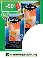 Promotions Assiette nordique gabriel - Gabriel - Valide de 01/05/2024 à 31/05/2024 chez Intermarche