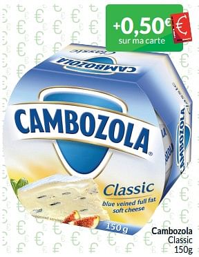 Promoties Cambozola classic - Cambozola - Geldig van 01/05/2024 tot 31/05/2024 bij Intermarche