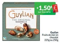 Promotions Guylian fruits de mer en chocolat - Guylian - Valide de 01/05/2024 à 31/05/2024 chez Intermarche
