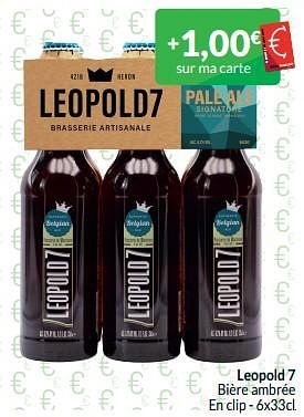 Promoties Leopold 7 bière ambrée - Leopold 7 - Geldig van 01/05/2024 tot 31/05/2024 bij Intermarche