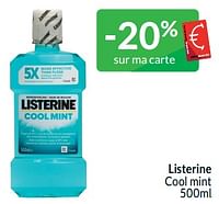 Promotions Listerine cool mint - Listerine - Valide de 01/05/2024 à 31/05/2024 chez Intermarche