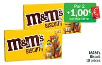 Promotions M+m’s biscuit - M&M 's - Valide de 01/05/2024 à 31/05/2024 chez Intermarche