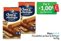 Promotions Mora fricadelles au four + airfryer - Mora - Valide de 01/05/2024 à 31/05/2024 chez Intermarche