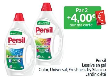 Promoties Persil lessive en gel color, universal, freshness by silan ou jardin d’été - Persil - Geldig van 01/05/2024 tot 31/05/2024 bij Intermarche