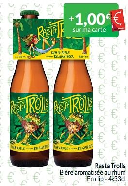 Promoties Rasta trolls bière aromatisée au rhum - Rasta Trolls - Geldig van 01/05/2024 tot 31/05/2024 bij Intermarche