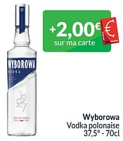 Promotions Wyborowa vodka polonaise - Wyborowa - Valide de 01/05/2024 à 31/05/2024 chez Intermarche