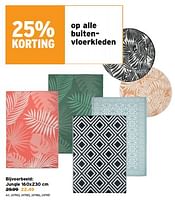 Promoties Buitenvloerklede jungle - Huismerk - Gamma - Geldig van 01/05/2024 tot 07/05/2024 bij Gamma