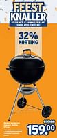 Promoties Weber barbecue classic kettle - Weber - Geldig van 01/05/2024 tot 07/05/2024 bij Gamma