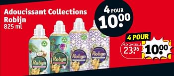 Promoties Adoucissant collections robijn - Robijn - Geldig van 30/04/2024 tot 12/05/2024 bij Kruidvat