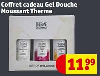 Promotions Coffret cadeau gel douche moussant therme - Therme - Valide de 30/04/2024 à 12/05/2024 chez Kruidvat
