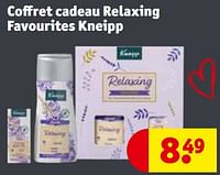 Promotions Coffret cadeau relaxing favourites kneipp - Kneipp - Valide de 30/04/2024 à 12/05/2024 chez Kruidvat