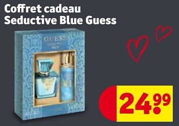 Promoties Coffret cadeau seductive blue guess - Guess - Geldig van 30/04/2024 tot 12/05/2024 bij Kruidvat
