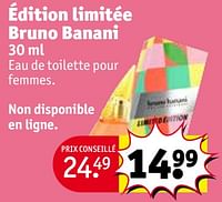 Promotions Édition limitée bruno banani - Bruno Banani - Valide de 30/04/2024 à 12/05/2024 chez Kruidvat