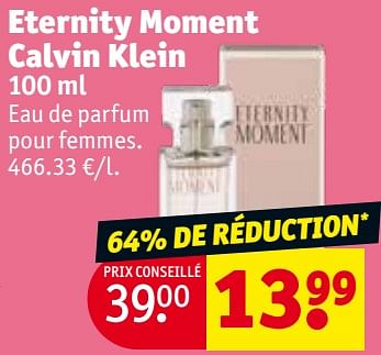 Promotions Eternity moment calvin klein - Calvin Klein - Valide de 30/04/2024 à 12/05/2024 chez Kruidvat