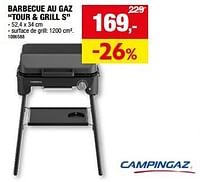 Promotions Barbecue au gaz tour + grill s - Campingaz - Valide de 01/05/2024 à 21/05/2024 chez Hubo