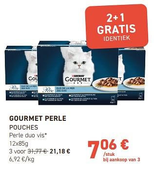 Promoties Gourmet perle pouches - Purina - Geldig van 02/05/2024 tot 12/05/2024 bij Tom&Co