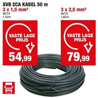 Xvb cca kabel-Profile