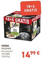 Promoties Sheba pouches - Sheba - Geldig van 02/05/2024 tot 12/05/2024 bij Tom&Co