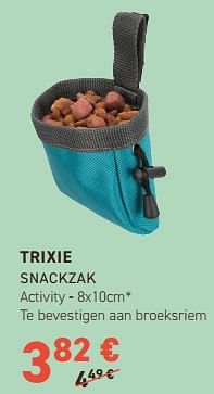 Promotions Trixie snackzak - Trixie - Valide de 02/05/2024 à 12/05/2024 chez Tom&Co