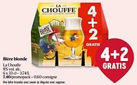 Promotions Bière blonde - Chouffe - Valide de 01/05/2024 à 08/05/2024 chez Delhaize