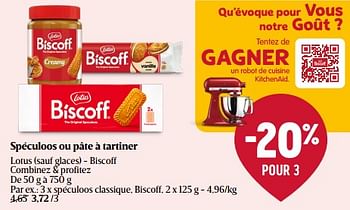 Promoties Spéculoos classique, biscoff - Lotus Bakeries - Geldig van 01/05/2024 tot 08/05/2024 bij Delhaize