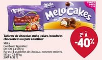 Promotions Tablettes de chocolat, noisettes entières - Milka - Valide de 01/05/2024 à 08/05/2024 chez Delhaize