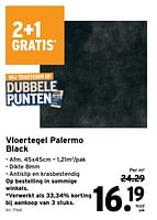 Promoties Vloertegel palermo black - Huismerk - Gamma - Geldig van 01/05/2024 tot 07/05/2024 bij Gamma