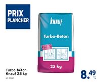 Promotions Turbo-béton knauf - Knauf - Valide de 01/05/2024 à 07/05/2024 chez Gamma