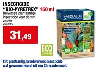 Promoties Insecticide bio pyretrex - Edialux - Geldig van 24/04/2024 tot 05/05/2024 bij Hubo