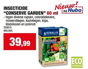 Promotions Insecticide conserve garden - Edialux - Valide de 24/04/2024 à 05/05/2024 chez Hubo