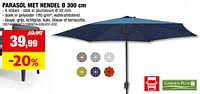 Parasol met hendel-Garden Plus 