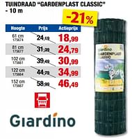 Promoties Tuindraad gardenplast classic - Giardino - Geldig van 24/04/2024 tot 05/05/2024 bij Hubo