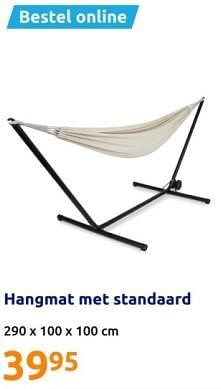 Promotions Hangmat met standaard - Produit Maison - Action - Valide de 01/05/2024 à 07/05/2024 chez Action
