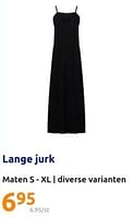 Promoties Lange jurk - Huismerk - Action - Geldig van 01/05/2024 tot 07/05/2024 bij Action