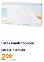Promoties Latex handschoenen - Huismerk - Action - Geldig van 01/05/2024 tot 07/05/2024 bij Action