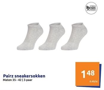 Promoties Pairz sneakersokken - Pairz - Geldig van 01/05/2024 tot 07/05/2024 bij Action
