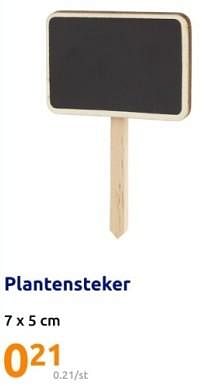 Promotions Plantensteker - Produit Maison - Action - Valide de 01/05/2024 à 07/05/2024 chez Action