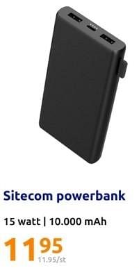 Promoties Sitecom powerbank - Sitecom - Geldig van 01/05/2024 tot 07/05/2024 bij Action
