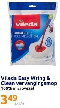 Vileda easy wring + clean vervangingsmop-Vileda