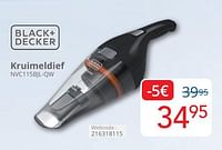 Black + decker kruimeldief nvc115bjl-qw-Black & Decker