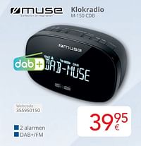 Muse klokradio m-150 cdb-Muse