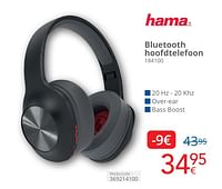 Promoties Bluetooth hoofdtelefoon 184100 - Hama - Geldig van 01/05/2024 tot 31/05/2024 bij Eldi