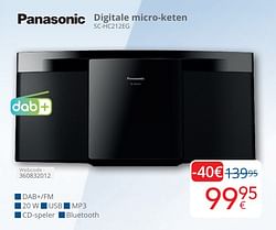 Panasonic digitale micro-keten sc-hc212eg
